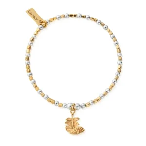ChloBo All Jmj & Branded Fashion Jewellery | Silver & Gold Plated Curved Feather Bracelet