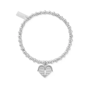 ChloBo All Jmj & Branded Fashion Jewellery | Sterling Silver Mini Small Ball Heavenly Heart Bracelet