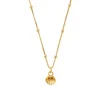 ChloBo All Jmj & Branded Fashion Jewellery | Yellow Gold Plated Bobble Travel Seeker Necklace