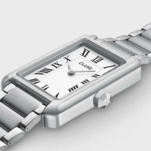 Cluse Ladies Cluse Watches | 21mm Belisenna Silver Steel Link Watch