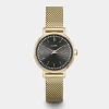 Cluse Ladies Cluse Watches | 28mm Boho Chic Petite Yellow Gold and Grey Colour Bracelet Watch