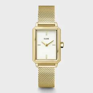 Cluse Ladies Cluse Watches | 30mm Fluette Gold Coloured Mesh Watch