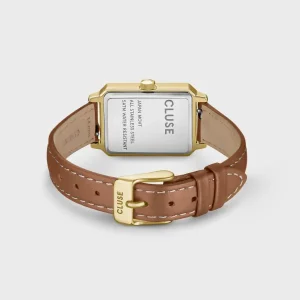 Cluse Ladies Cluse Watches | 30mm Fluette White & Brown Leather Strap Watch