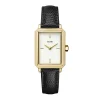 Cluse Ladies Cluse Watches | 30mm Fluette White Dial Yellow Gold Toned Leather Strap Watch