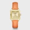 Cluse Ladies Cluse Watches | 24mm Gracieuse Petite Orange Leather Strap Watch