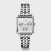 Cluse Ladies Cluse Watches | 30mm La Tétragone Multifunction Stainless Steel Link Bracelet Watch