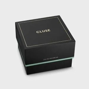 Cluse Mens Cluse Watches | 40mm Vigoureux Dark Blue and Silver Chronograph Stainless Steel Watch