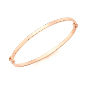 Jack Murphy Jewellers Jmj Gold Jewellery | 9ct Rose Gold Flat Faced Bangle