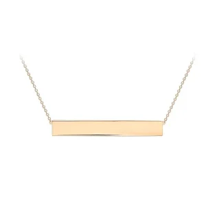 Jack Murphy Jewellers Jmj Gold Jewellery | 9ct Rose Gold Horizontal Personalising Name Necklace