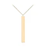 Jack Murphy Jewellers Jmj Gold Jewellery | 9ct Rose Gold Vertical Y Bar Personalising Necklace