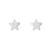 Jack Murphy Jewellers Childrens Jewellery | Jmj Gold Jewellery | 9ct White Flat Star Stud Earrings