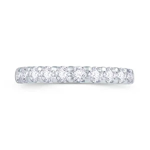 Jack Murphy Jewellers White Gold Wedding & Eternity Rings | 18ct White Gold Brilliant Round Claw Set 3mm Diamond Ring 0.85ct
