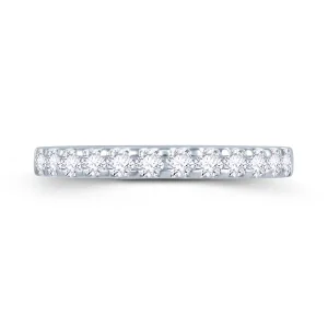 Jack Murphy Jewellers White Gold Wedding & Eternity Rings | 18ct White Gold Brilliant Round Claw Set 2.5mm Diamond Ring 0.55ct