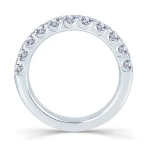 Jack Murphy Jewellers White Gold Wedding & Eternity Rings | 18ct White Gold Brilliant Round Claw Set 3mm Diamond Ring 0.85ct