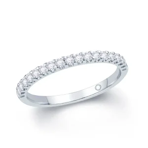 Jack Murphy Jewellers White Gold Wedding & Eternity Rings | 18ct White Gold Brilliant Round Claw Set 1.70mm Diamond Ring 0.20ct