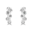 Jack Murphy Jewellers Jmj Gold Jewellery | 18ct White Gold Bubble Diamond Hoop Earrings