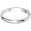 Jack Murphy Jewellers White Gold Wedding & Eternity Rings | 18ct White Gold Classic D Court 2.5mm Wedding Band
