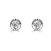 Jack Murphy Jewellers Bridal Jewellery | Jmj Diamond Set Jewellery | 18ct White Gold 0.15ct Diamond Round Stud Earrings