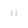 Jack Murphy Jewellers Jmj Diamond Set Jewellery | Jmj Gold Jewellery | 9ct White Gold Diamond Hoop Earrings Small