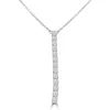 Jack Murphy Jewellers Jmj Diamond Set Jewellery | Jmj Gold Jewellery | 18ct White Gold Diamond Tennis Drop Necklace 0.40ct