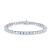 Jack Murphy Jewellers Bridal Jewellery | Jmj Diamond Set Jewellery | 18ct White Gold Illusion Tennis Line Bracelet, 3.00ct