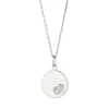 Jack Murphy Jewellers Jmj Gold Jewellery | 9ct White Gold 15mm Baby Feet Disc