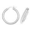 Jack Murphy Jewellers Jmj Gold Jewellery | 9ct White Gold 20mm Sleeper Hoop Earrings