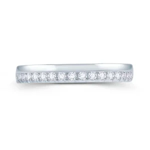 Jack Murphy Jewellers White Gold Wedding & Eternity Rings | 18ct White Gold Offset Brilliant Round Claw 3mm Diamond Ring 0.20ct