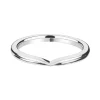Jack Murphy Jewellers White Gold Wedding & Eternity Rings | 18ct White Gold Plain V Shaped Classic Court 2.5mm Wedding Ring
