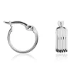 Jack Murphy Jewellers Jmj Gold Jewellery | 9ct White Gold Ribbed Hoop Earrings