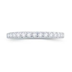 Jack Murphy Jewellers White Gold Wedding & Eternity Rings | 18ct White Gold Round Split Claw Set 2mm Diamond Ring 0.30ct