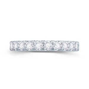 Jack Murphy Jewellers White Gold Wedding & Eternity Rings | 18ct White Gold Round Split Claw Set 3mm Diamond Ring 0.80ct