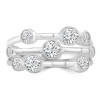 Jack Murphy Jewellers Jmj Diamond Set Jewellery | Jmj Gold Jewellery | 18ct White Gold Three Row Bubble Diamond Ring 0.78ct