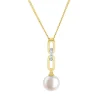 Jack Murphy Jewellers Jmj Diamond Set Jewellery | Jmj Gold Jewellery | 18ct Yellow Gold Akoya Pearl & Diamond Pendant Necklace