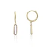 Jack Murphy Jewellers Childrens Jewellery | Jmj Gold Jewellery | 9ct Yellow Gold Amethyst Drop Huggie Hoops Earrings