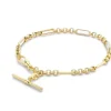 Jack Murphy Jewellers Jmj Gold Jewellery | 9ct Yellow Gold Belcher Albert T-Bar Bracelet