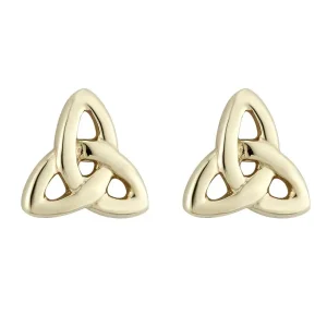 Jack Murphy Jewellers Jmj Gold Jewellery | 9ct Yellow Gold Celtic Trinity Knot Stud Earrings