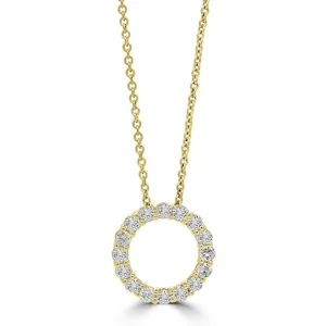 Jack Murphy Jewellers Bridal Jewellery | Jmj Diamond Set Jewellery | 9ct Yellow Gold Circle of Life Diamond Pendent, 0.54ct