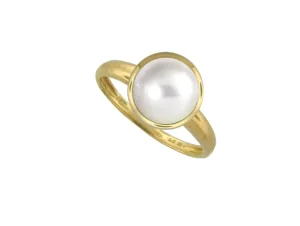 Jack Murphy Jewellers Jmj Gold Jewellery | Jmj Diamond Set Jewellery | 9ct Yellow Gold Classic 8mm Pearl Ring