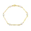 Jack Murphy Jewellers Jmj Gold Jewellery | 9ct Yellow Gold Cultured Pearl Contemporary Twist Bracelet