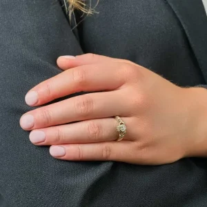 Jack Murphy Jewellers Jmj Gold Jewellery | 9ct Yellow Gold CZ 8mm Claddagh Ring