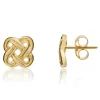 Jack Murphy Jewellers Jmj Gold Jewellery | 9ct Yellow Gold Delicate Celtic Stud Earrings