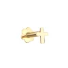 Jack Murphy Jewellers Childrens Jewellery | Jmj Gold Jewellery | 9ct Yellow Gold Delicate Cross Stud Earring