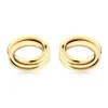 Jack Murphy Jewellers Jmj Gold Jewellery | 9ct Yellow Gold Double Oval Open Stud Earrings