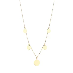 Jack Murphy Jewellers Jmj Gold Jewellery | 9ct Yellow Gold Five Disc Necklace