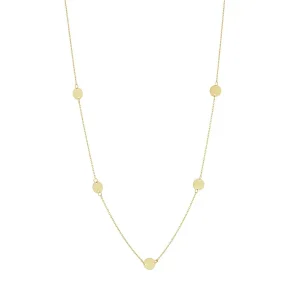 Jack Murphy Jewellers Jmj Gold Jewellery | 9ct Yellow Gold Five Disc Contemporary Necklace