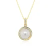 Jack Murphy Jewellers Jmj Diamond Set Jewellery | Jmj Gold Jewellery | 9ct Yellow Gold Flower Pearl & Diamond Necklace 0.18ct