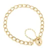 Jack Murphy Jewellers Jmj Gold Jewellery | 9ct Yellow Gold Heart Padlock Chain Bracelet