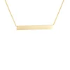 Jack Murphy Jewellers Jmj Gold Jewellery | 9ct Yellow Gold Horizontal Personalising Necklace