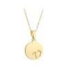 Jack Murphy Jewellers Jmj Gold Jewellery | 9ct Yellow Gold 10mm Baby Feet Disc Necklace